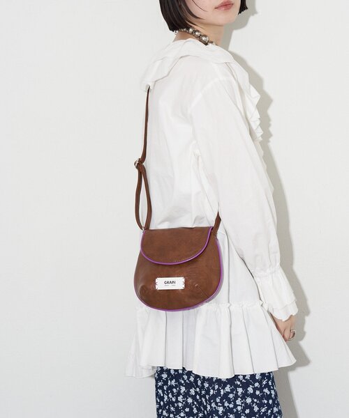 GRAIN（グレイン）の「【GRAIN/グレイン】ヴィンテージシンプル配色ショルダーバッグ（トートバッグ・レディース・イエロー/ブラウン/ブルー・FREE）」の17枚目の写真