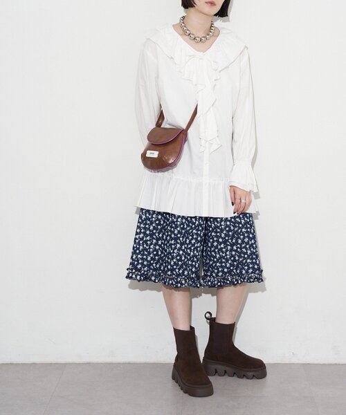 GRAIN（グレイン）の「【GRAIN/グレイン】ヴィンテージシンプル配色ショルダーバッグ（トートバッグ・レディース・イエロー/ブラウン/ブルー・FREE）」の19枚目の写真