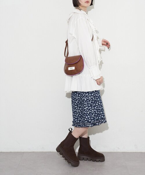 GRAIN（グレイン）の「【GRAIN/グレイン】ヴィンテージシンプル配色ショルダーバッグ（トートバッグ・レディース・イエロー/ブラウン/ブルー・FREE）」の20枚目の写真