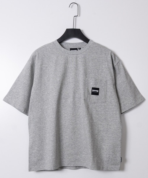 THRASHER(スラッシャー)の「【at】〔THRASHER/スラッシャー〕汗ジミ防止加工 ポケット付き 半袖Tシャツ(Tシャツ/カットソー・メンズ・アッシュグレー/ブラック/ホワイト・X-LARGE/LARGE/MEDIUM)」の13枚目の写真