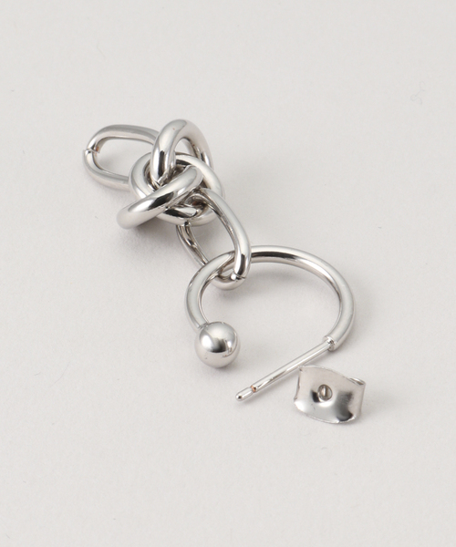 JUSTINE CLENQUET（ジュスティーヌクランケ）の「【JUSTINE CLENQUET/ジャスティーヌ クランケ】 DARIA EARRINGS（両耳）（ピアス（両耳用）・レディース・シルバー・FREE）」の3枚目の写真