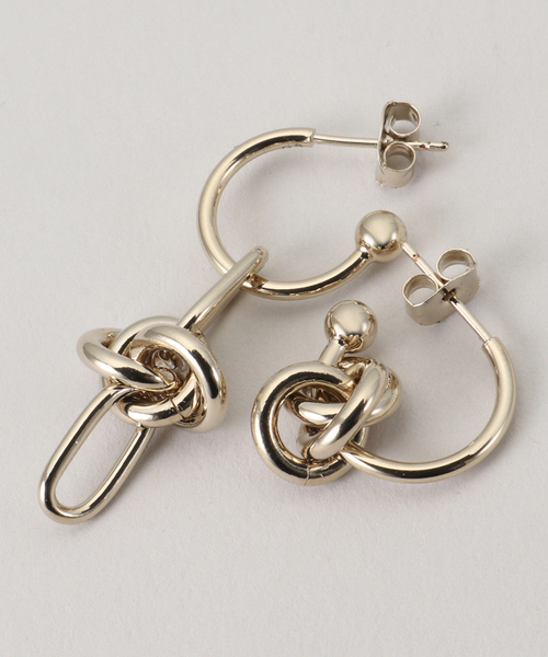 JUSTINE CLENQUET（ジュスティーヌクランケ）の「【JUSTINE CLENQUET/ジャスティーヌ クランケ】 DARIA EARRINGS（両耳）（ピアス（両耳用）・レディース・シルバー・FREE）」の4枚目の写真