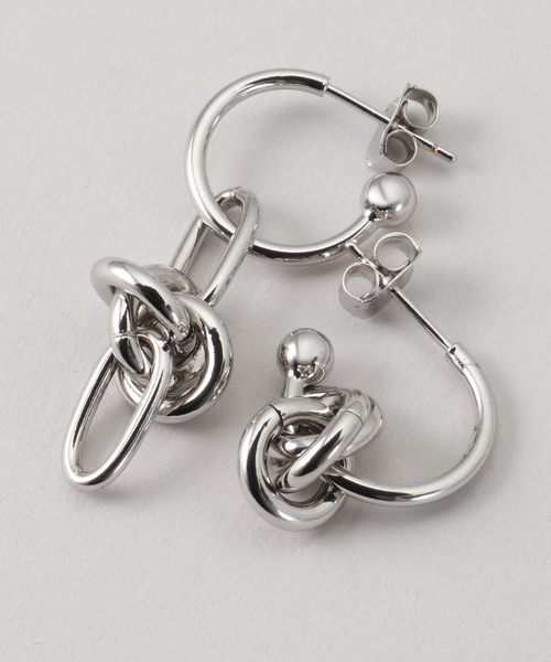 JUSTINE CLENQUET（ジュスティーヌクランケ）の「【JUSTINE CLENQUET/ジャスティーヌ クランケ】 DARIA EARRINGS（両耳）（ピアス（両耳用）・レディース・シルバー・FREE）」の5枚目の写真