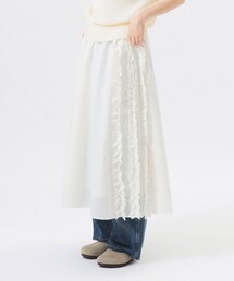 BEAMS BOY | ドビー フリル スカート(スカート)