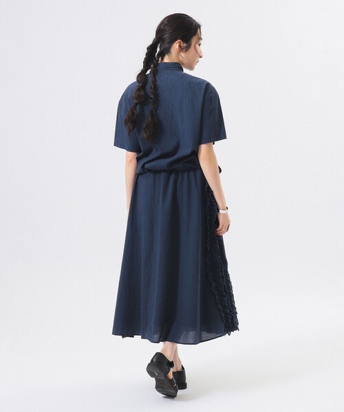 BEAMS BOY（ビームスボーイ）の「ドビー フリル スカート（スカート・レディース・オフホワイト/ネイビー・ONE SIZE）」の11枚目の写真