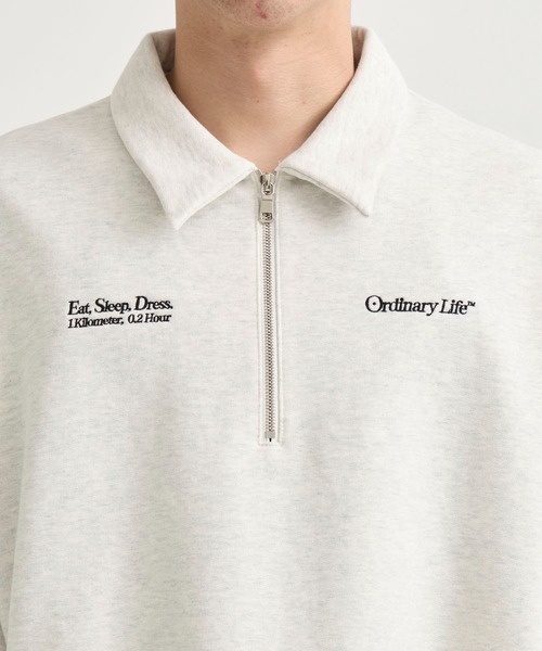 SHINYAKOZUKA（シンヤコヅカ）の「別注ORDINARY LOCAL SPORTS COACH（スウェット・メンズ・ホワイト/ブラック/グレー・S/M/L）」の15枚目の写真