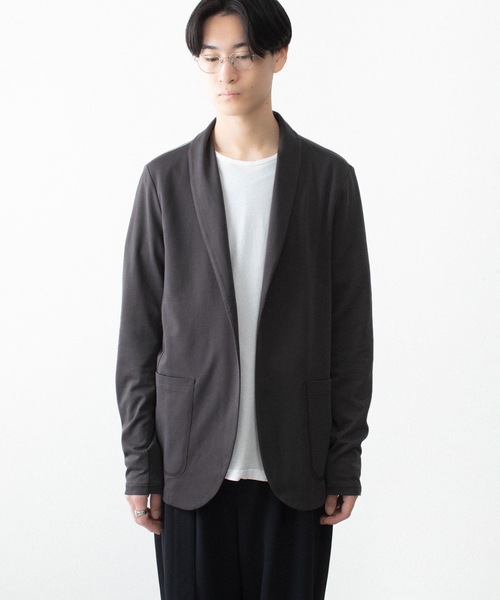 ATTACHMENT（アタッチメント）の「【 直営店・ZOZOTOWN限定 】コットン ダブルフェイス ストールカーディガン / COTTON DOUBLE FACE STOLE CARDIGAN（カーディガン/ボレロ・メンズ・ブラック/カーキ系/ダークグレー・1/3/2）」の13枚目の写真