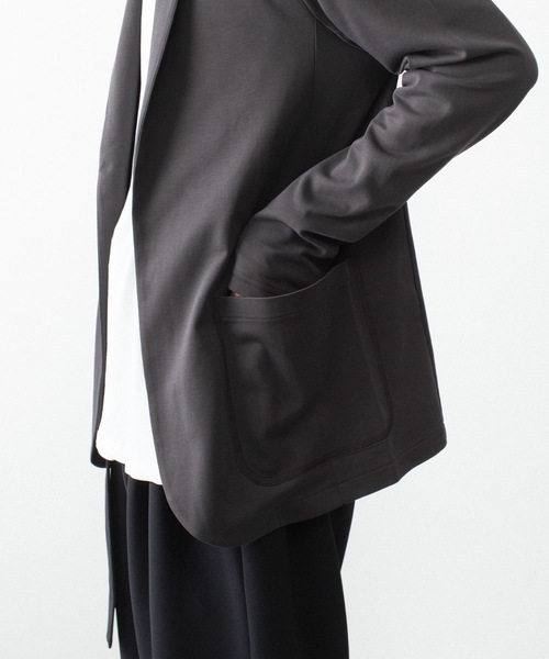 ATTACHMENT（アタッチメント）の「【 直営店・ZOZOTOWN限定 】コットン ダブルフェイス ストールカーディガン / COTTON DOUBLE FACE STOLE CARDIGAN（カーディガン/ボレロ・メンズ・ブラック/カーキ系/ダークグレー・1/3/2）」の19枚目の写真