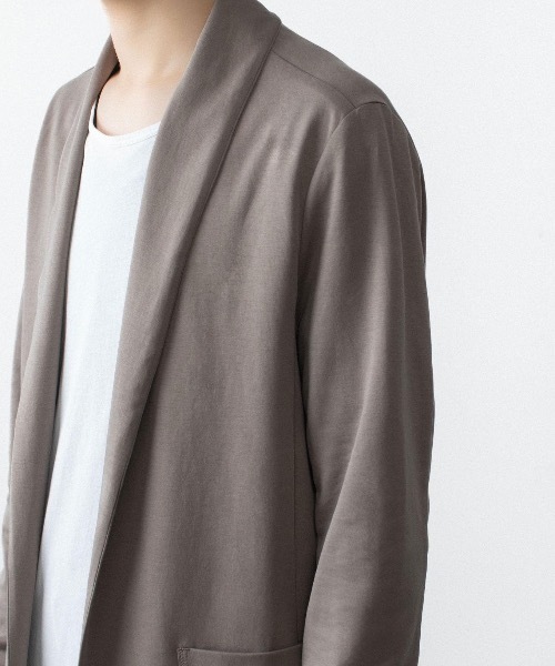ATTACHMENT(アタッチメント)の「【 直営店・ZOZOTOWN限定 】コットン ダブルフェイス ストールカーディガン / COTTON DOUBLE FACE STOLE CARDIGAN(カーディガン/ボレロ・メンズ・ブラック/カーキ系/ダークグレー・1/3/2)」の10枚目の写真