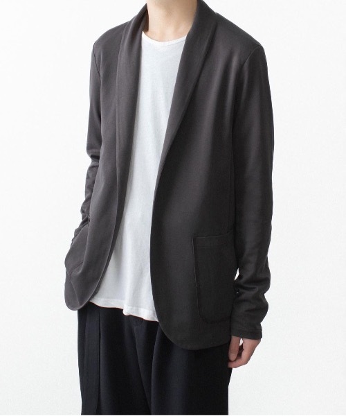 ATTACHMENT(アタッチメント)の「【 直営店・ZOZOTOWN限定 】コットン ダブルフェイス ストールカーディガン / COTTON DOUBLE FACE STOLE CARDIGAN(カーディガン/ボレロ・メンズ・ブラック/カーキ系/ダークグレー・1/3/2)」の15枚目の写真