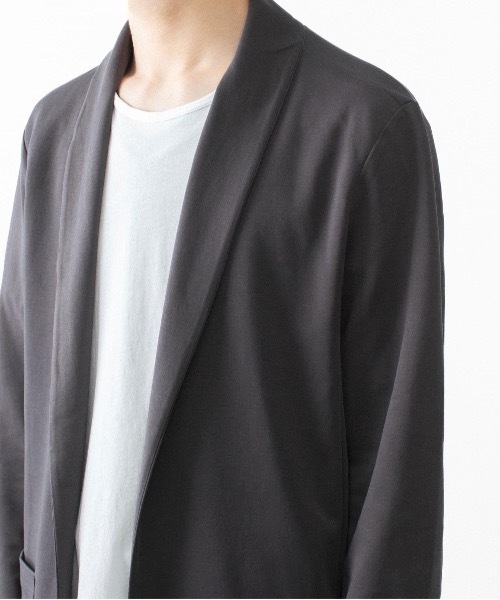 ATTACHMENT(アタッチメント)の「【 直営店・ZOZOTOWN限定 】コットン ダブルフェイス ストールカーディガン / COTTON DOUBLE FACE STOLE CARDIGAN(カーディガン/ボレロ・メンズ・ブラック/カーキ系/ダークグレー・1/3/2)」の18枚目の写真