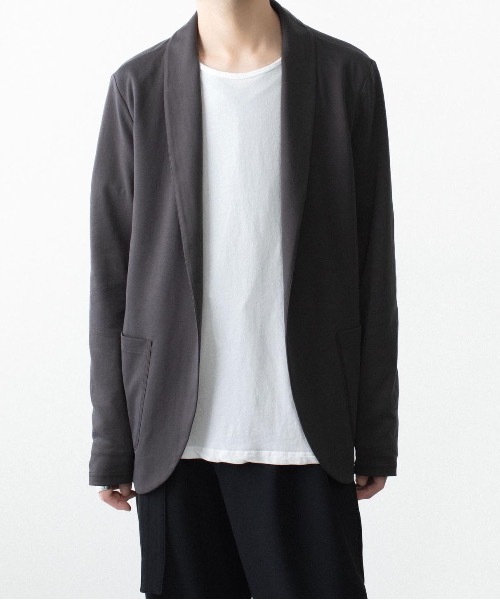 ATTACHMENT(アタッチメント)の「【 直営店・ZOZOTOWN限定 】コットン ダブルフェイス ストールカーディガン / COTTON DOUBLE FACE STOLE CARDIGAN(カーディガン/ボレロ・メンズ・ブラック/カーキ系/ダークグレー・1/3/2)」の14枚目の写真
