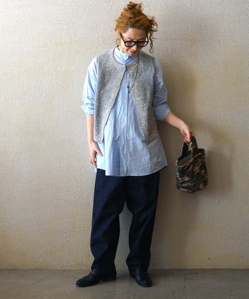 JOURNAL STANDARD LUXE（ジャーナルスタンダード　ラックス）の「LC ビジューベスト（ベスト・レディース・ベージュ/ライトグレー・FREE）」の3枚目の写真