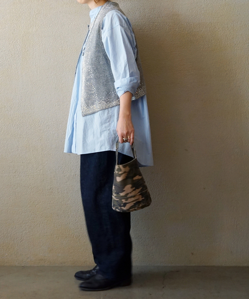 JOURNAL STANDARD LUXE（ジャーナルスタンダード　ラックス）の「LC ビジューベスト（ベスト・レディース・ベージュ/ライトグレー・FREE）」の4枚目の写真