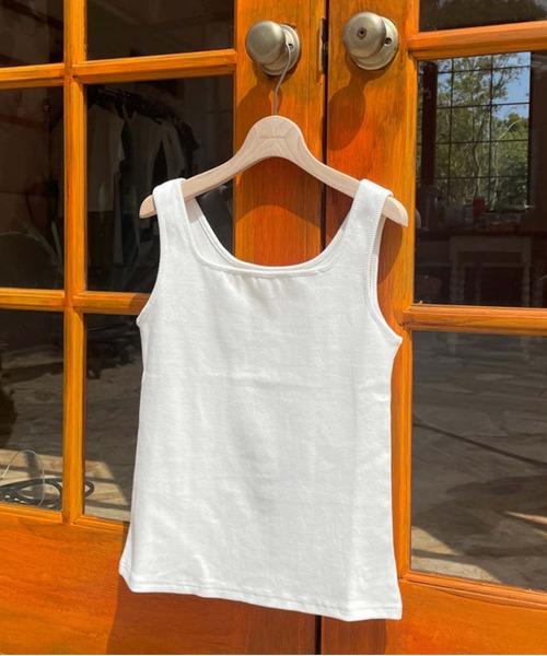 Doux archives(ドゥアルシーヴ)の「【ロングHIT ITEM/リピート買い多数】2WAYスクエアリブタンクトップ(タンクトップ・レディース・グレイッシュベージュ/ブラック/オフホワイト・FREE)」の19枚目の写真
