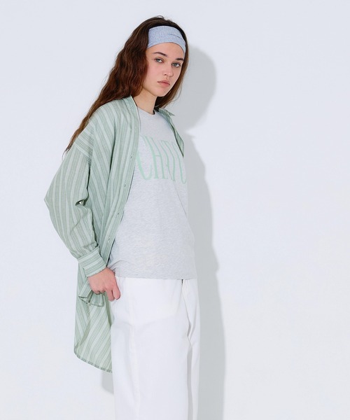coca(coca)(コカ)の「オーバーサイズストライプシャツ(シャツ/ブラウス・レディース・A/B・L/M)」の13枚目の写真
