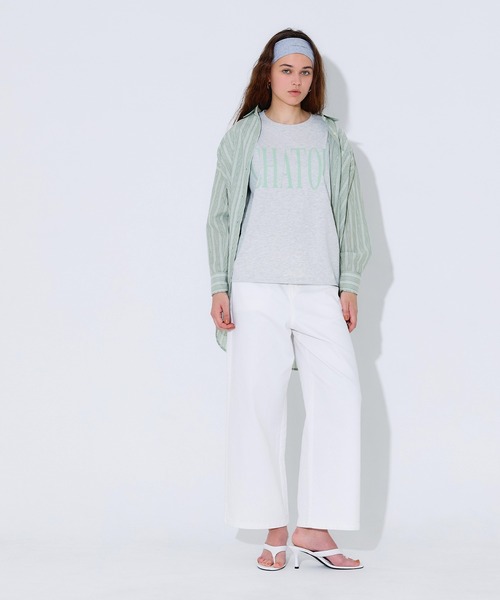 coca(coca)(コカ)の「オーバーサイズストライプシャツ(シャツ/ブラウス・レディース・A/B・L/M)」の14枚目の写真
