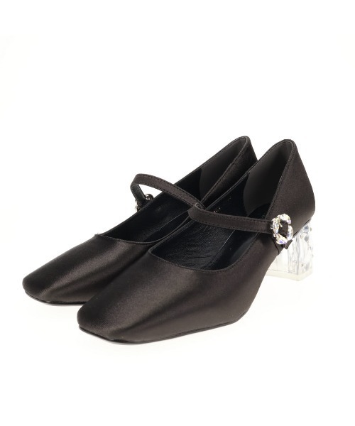 HIMIKO（ヒミコ）の「【HIMIKO】HANAE MORI×HIMIKO クリアヒールメリージェーン/ 661128（パンプス・レディース・オレンジ/ブラック/ブルー・23.5cm/22.5cm/23.0cm/25.0cm/24.0cm/24.5cm/22.0cm/25.5cm）」の16枚目の写真