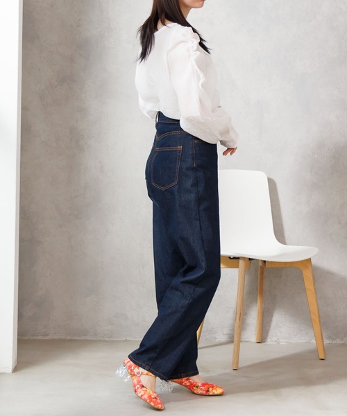 HIMIKO（ヒミコ）の「【HIMIKO】HANAE MORI×HIMIKO クリアヒールメリージェーン/ 661128（パンプス・レディース・オレンジ/ブラック/ブルー・23.5cm/22.5cm/23.0cm/25.0cm/24.0cm/24.5cm/22.0cm/25.5cm）」の8枚目の写真