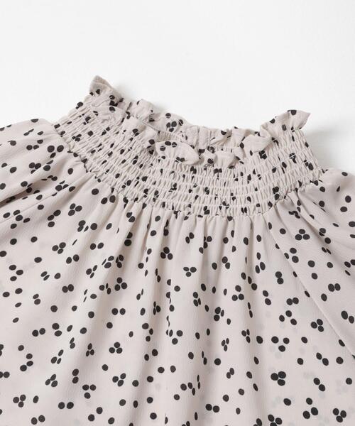 URBAN RESEARCH ROSSO WOMEN(アーバンリサーチ ロッソ)の「『WEB/一部店舗限定』ウォッシャブルランダムドットブラウス(シャツ/ブラウス・レディース・ブラック/ライトベージュ・FREE)」の11枚目の写真