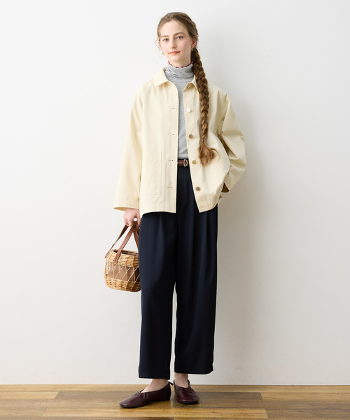 LE SOUK HOLIDAY（ルスークホリデー）の「カバーオールジャケット（その他アウター・レディース・アイボリー/ベージュ・M/L）」の13枚目の写真