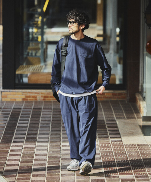 セール】パッカブル ロングスリーブ トラベルセットアップ Fabric by
