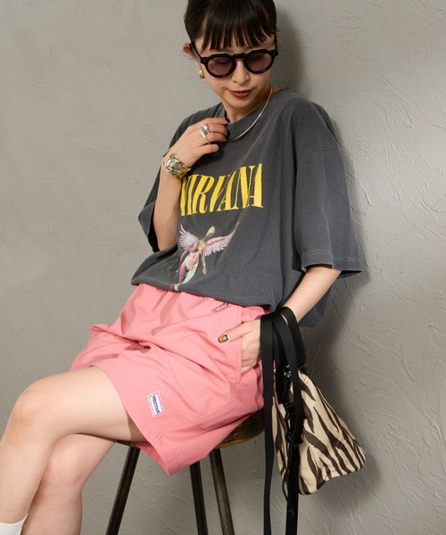 MARMOT（マーモット）の「【WEB先行予約】[Marmot/マーモット] 別注 ワンポイントワッペンロゴ ユーティリティー ショートパンツ（その他パンツ・レディース・ブラック/ブルー/グレー/ベージュ/ピンク・S/M/L）」の5枚目の写真