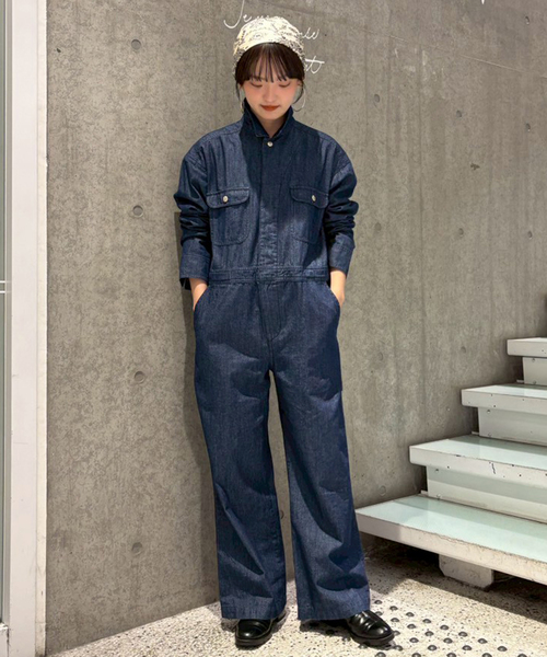 USA製 60S UNIVERSAL OVERALL オールインワン つなぎ UNIVERSAL OVERALL SLOBE別注 デニムオールインワン（つなぎ
