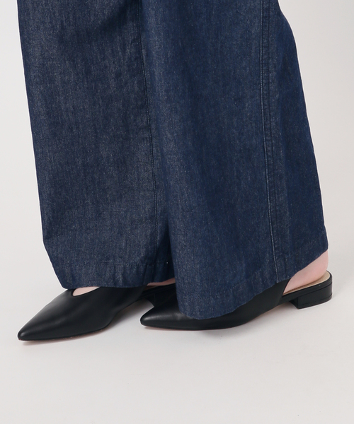 UNIVERSAL OVERALL(ユニバーサルオーバーオール)の「UNIVERSAL OVERALL SLOBE別注 デニムオールインワン 【洗濯機使用可能】(つなぎ/オールインワン・レディース・ブルー・38/36)」の16枚目の写真