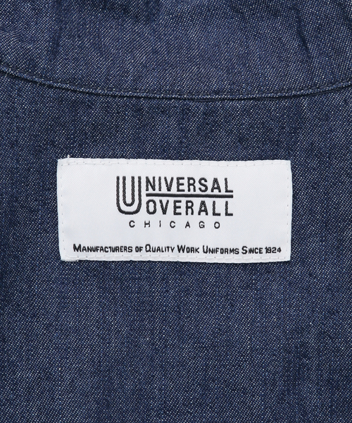 UNIVERSAL OVERALL(ユニバーサルオーバーオール)の「UNIVERSAL OVERALL SLOBE別注 デニムオールインワン 【洗濯機使用可能】(つなぎ/オールインワン・レディース・ブルー・38/36)」の21枚目の写真