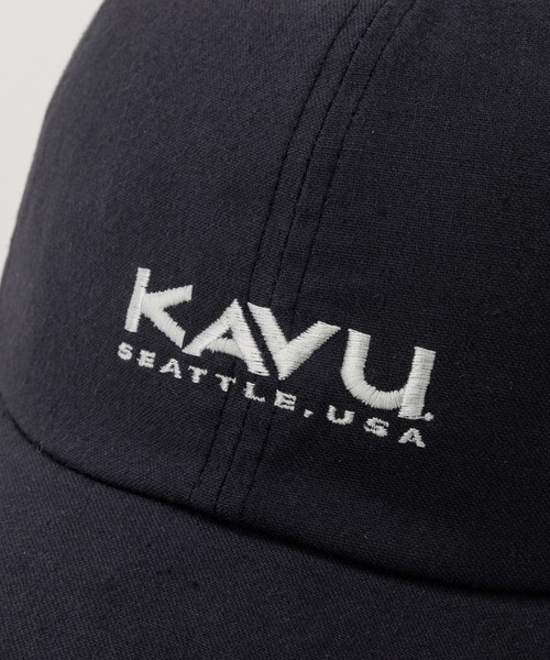 KAVU（カブー）の「KAVU/カブー Logo Cap/ロゴキャップ（キャップ・メンズ・ブラック/オリーブ/ベージュ・FREE）」の5枚目の写真