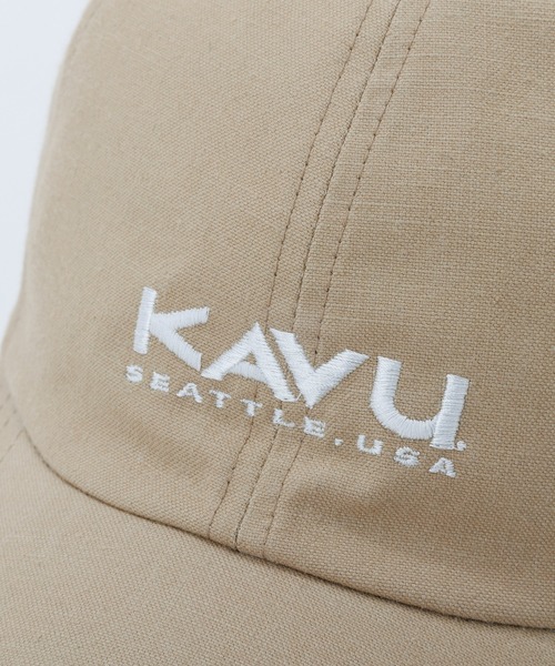 KAVU（カブー）の「KAVU/カブー Logo Cap/ロゴキャップ（キャップ・メンズ・ブラック/オリーブ/ベージュ・FREE）」の8枚目の写真