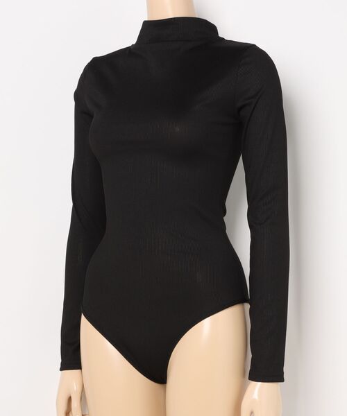 Burner(バーナー)の「【lux sea jewelry(ラックス・シー・ジュエリー)】長袖 ミドルネック ボディスーツ lux-swim-3-14【RBTS】(Tシャツ/カットソー・レディース・ダークグレー/ブラック/オフホワイト・S/M)」の4枚目の写真