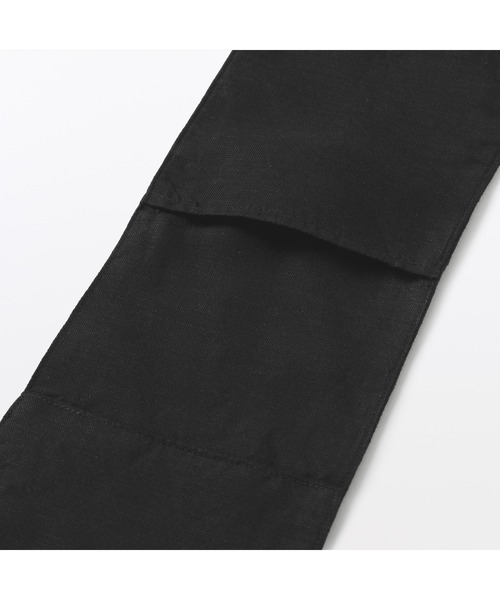 無印良品（ムジルシリョウヒン）の「ＵＶカットリヨセルリネンポケット付きスカーフ（バンダナ/スカーフ・レディース・ライトイエロー/ライトベージュ/ライトグリーン/ベージュ系/ネイビー系/ライトグレー/ブラック・FREE）」の21枚目の写真