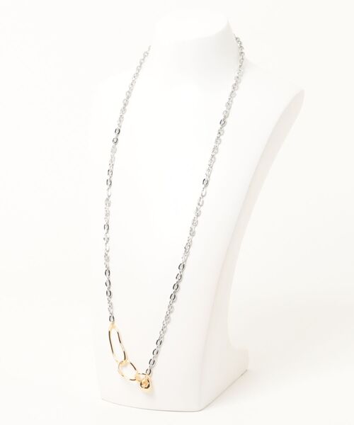 PAGEBOY（ページボーイ）の「チェーンロングラリエット（ネックレス・レディース・シルバー/ブラック・FREE）」の21枚目の写真