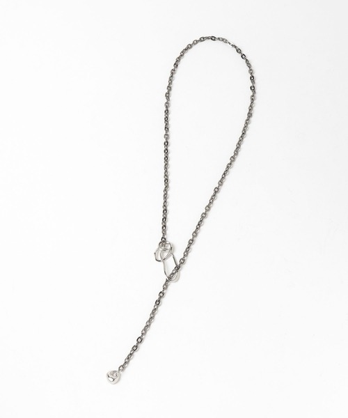 PAGEBOY（ページボーイ）の「チェーンロングラリエット（ネックレス・レディース・シルバー/ブラック・FREE）」の15枚目の写真
