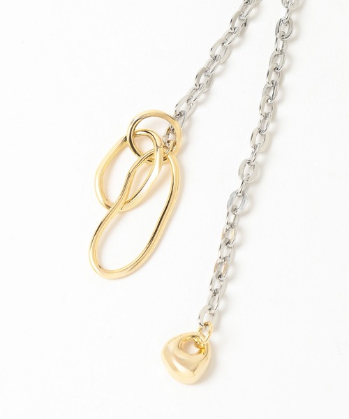 PAGEBOY（ページボーイ）の「チェーンロングラリエット（ネックレス・レディース・シルバー/ブラック・FREE）」の19枚目の写真