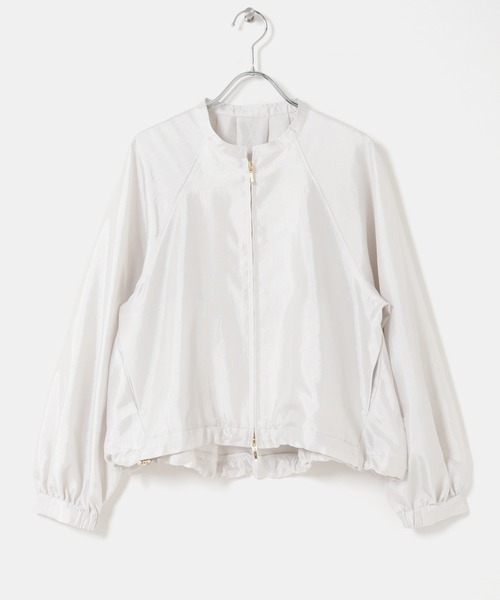 URBAN RESEARCH ROSSO WOMEN（アーバンリサーチ　ロッソ）の「ビンテージツイルライトブルゾン（ブルゾン・レディース・ダークブラウン/アイボリー・FREE）」の17枚目の写真