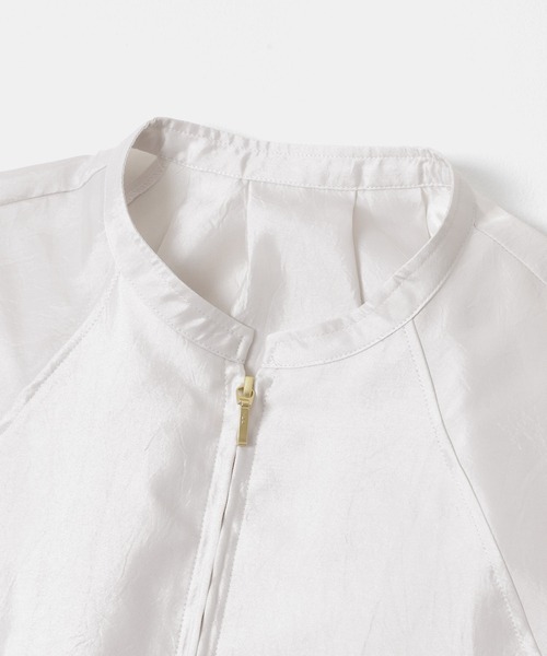 URBAN RESEARCH ROSSO WOMEN（アーバンリサーチ　ロッソ）の「ビンテージツイルライトブルゾン（ブルゾン・レディース・ダークブラウン/アイボリー・FREE）」の18枚目の写真