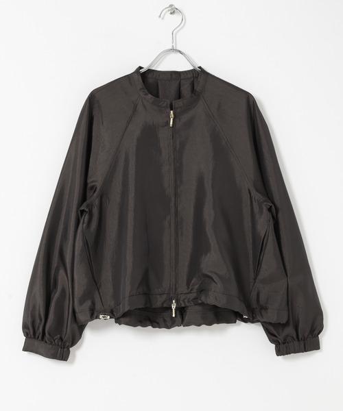 URBAN RESEARCH ROSSO WOMEN（アーバンリサーチ　ロッソ）の「ビンテージツイルライトブルゾン（ブルゾン・レディース・ダークブラウン/アイボリー・FREE）」の20枚目の写真
