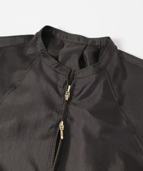 URBAN RESEARCH ROSSO WOMEN（アーバンリサーチ　ロッソ）の「ビンテージツイルライトブルゾン（ブルゾン・レディース・ダークブラウン/アイボリー・FREE）」の21枚目の写真