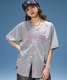 X-girl | SCRIPT LOGO BASEBALL SHIRT(シャツ/ブラウス)