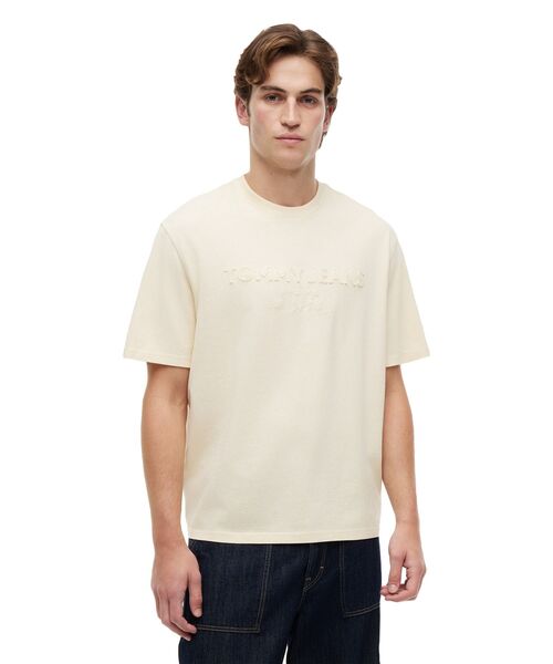 tommy jeans（トミー ジーンズ）の「90s ニュークラシックショートスリーブTシャツ（Tシャツ/カットソー・メンズ・オレンジ/グリーン/マルチ/ブラック/イエロー/ホワイト/ブルー系その他2/ピンク・LARGE/SMALL/X-LARGE/X-SMALL/MEDIUM）」の2枚目の写真