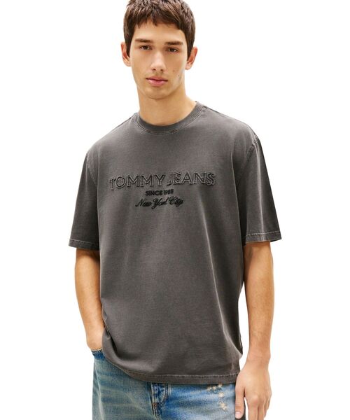 tommy jeans（トミー ジーンズ）の「90s ニュークラシックショートスリーブTシャツ（Tシャツ/カットソー・メンズ・オレンジ/グリーン/マルチ/ブラック/イエロー/ホワイト/ブルー系その他2/ピンク・LARGE/SMALL/X-LARGE/X-SMALL/MEDIUM）」の3枚目の写真