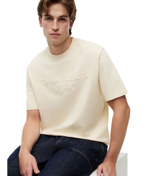 tommy jeans（トミー ジーンズ）の「90s ニュークラシックショートスリーブTシャツ（Tシャツ/カットソー・メンズ・オレンジ/グリーン/マルチ/ブラック/イエロー/ホワイト/ブルー系その他2/ピンク・LARGE/SMALL/X-LARGE/X-SMALL/MEDIUM）」の17枚目の写真