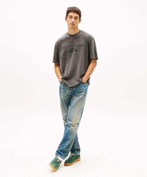 tommy jeans（トミー ジーンズ）の「90s ニュークラシックショートスリーブTシャツ（Tシャツ/カットソー・メンズ・オレンジ/グリーン/マルチ/ブラック/イエロー/ホワイト/ブルー系その他2/ピンク・LARGE/SMALL/X-LARGE/X-SMALL/MEDIUM）」の22枚目の写真