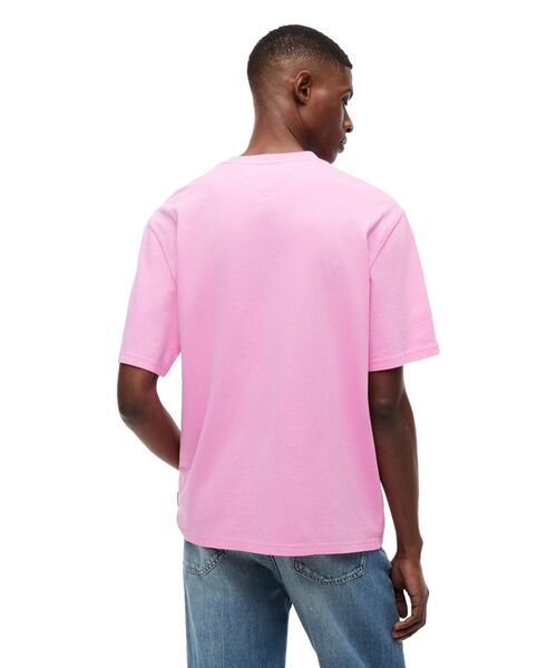 tommy jeans（トミー ジーンズ）の「90s ニュークラシックショートスリーブTシャツ（Tシャツ/カットソー・メンズ・オレンジ/グリーン/マルチ/ブラック/イエロー/ホワイト/ブルー系その他2/ピンク・LARGE/SMALL/X-LARGE/X-SMALL/MEDIUM）」の11枚目の写真