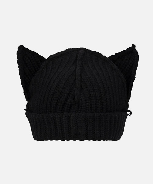 Charles Jeffrey Loverboy（チャールズジェフリーラバーボーイ）の「Charles Jeffrey LOVERBOY/チャールズジェフリーラバーボーイ/CHUNKY EARS BEANIE（ニットキャップ/ビーニー・メンズ・イエロー/パープル/ピンク/ブルー/ブラウン/ブラック・F）」の9枚目の写真