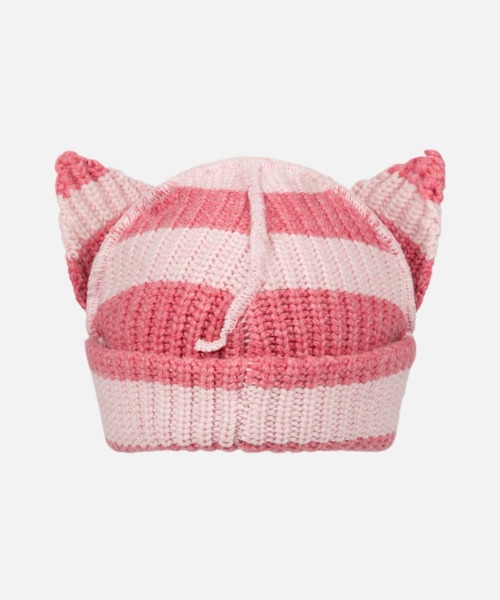 Charles Jeffrey Loverboy（チャールズジェフリーラバーボーイ）の「Charles Jeffrey LOVERBOY/チャールズジェフリーラバーボーイ/CHUNKY EARS BEANIE（ニットキャップ/ビーニー・メンズ・イエロー/パープル/ピンク/ブルー/ブラウン/ブラック・F）」の15枚目の写真