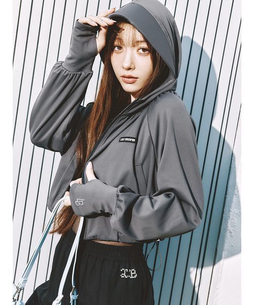 サンガード付きクールタッチラッシュガード（水着）｜LILY BROWN